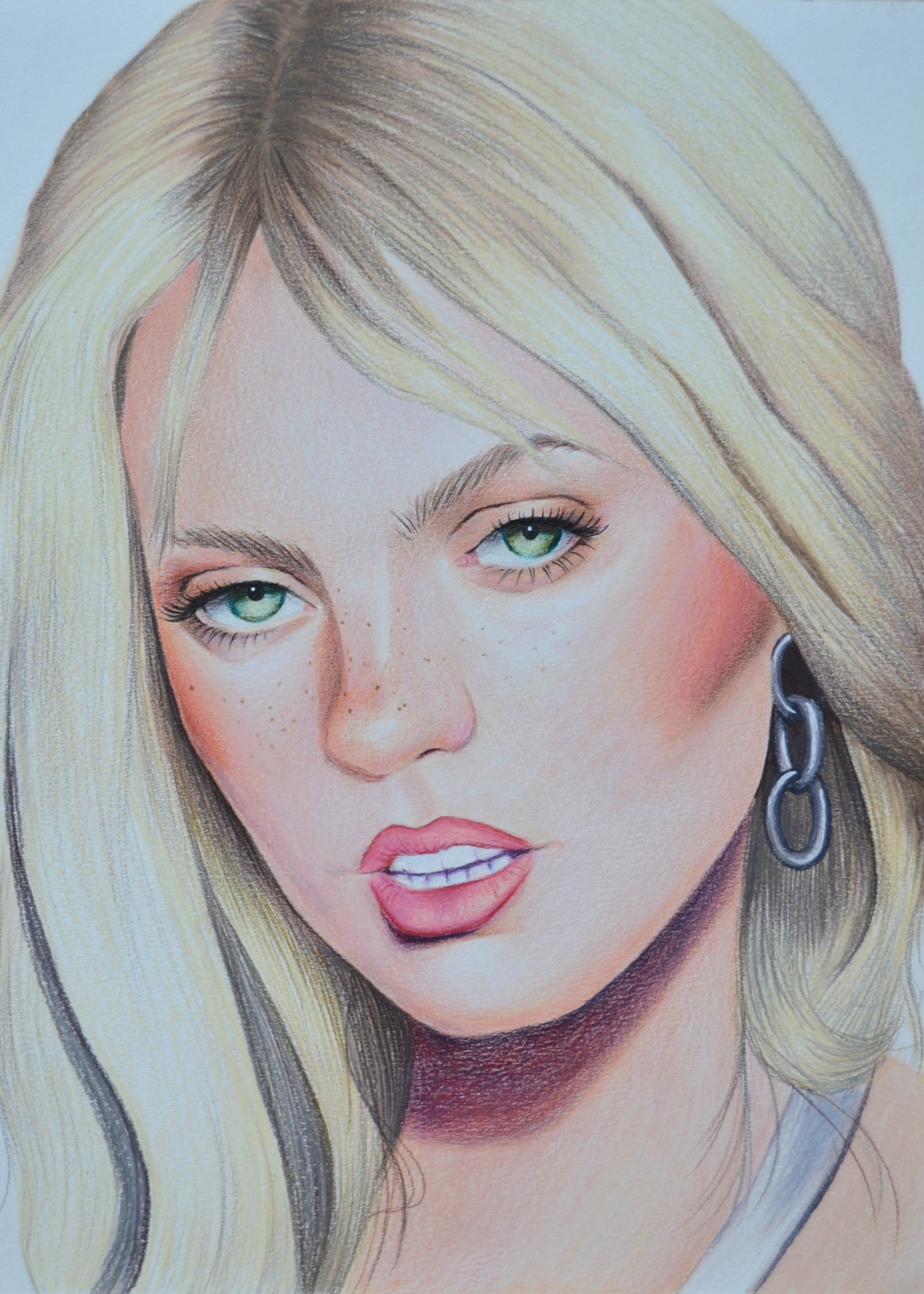 Renee Rapp Portrait Drawing Print