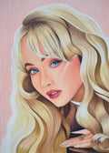 Sabrina Carpenter Portrait Drawing Print